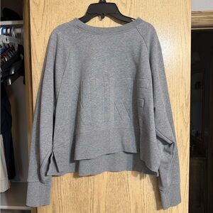 Gray Women's Pullover Sweatshirt